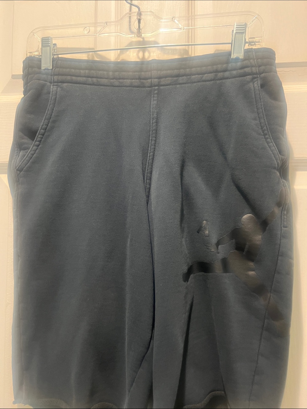 Jordan  Black Jogger Shorts with Side Jumpman Logo